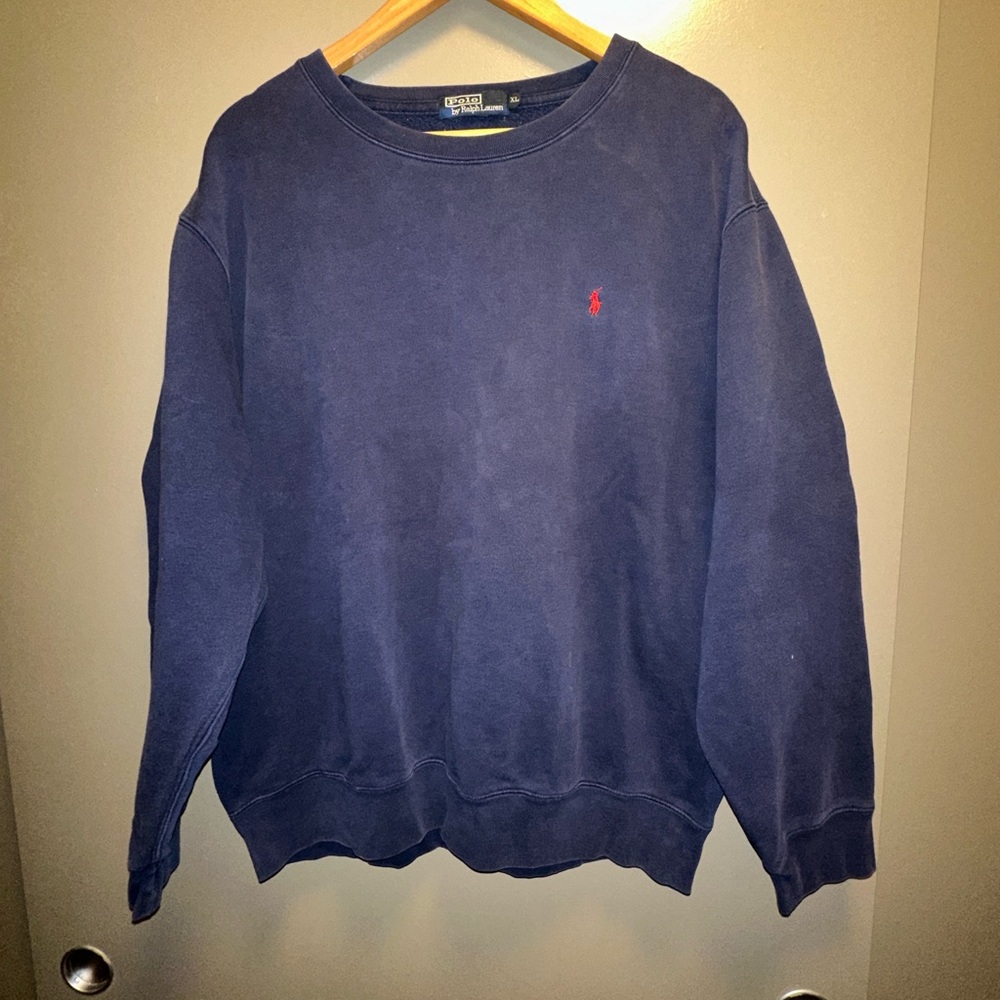 Navy blue crewneck
